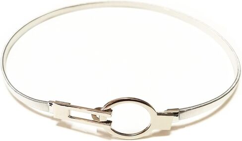 Torostra Womens Metal Stretch Elastic Waist Belt Fashion Thin Belts for Dress in Kuwait