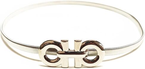 Torostra Womens Metal Stretch Elastic Waist Belt Fashion Thin Belts for Dress in Kuwait