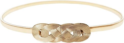 Torostra Womens Metal Stretch Elastic Waist Belt Fashion Thin Belts for Dress in Kuwait