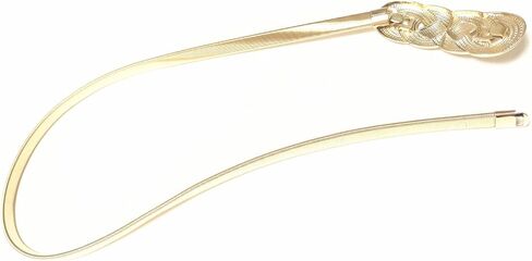 Torostra Womens Metal Stretch Elastic Waist Belt Fashion Thin Belts for Dress in Kuwait