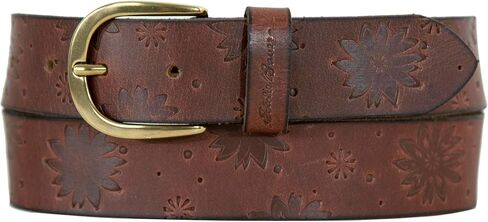 Eddie Bauer Women's Center Lacing Detailed Leather Belt in Saudi Arabia