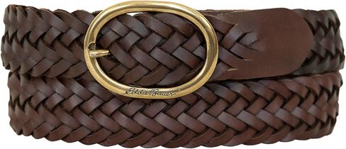 Eddie Bauer Women's Center Lacing Detailed Leather Belt in Saudi Arabia