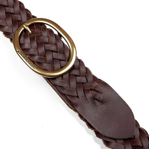 Eddie Bauer Women's Center Lacing Detailed Leather Belt in Saudi Arabia