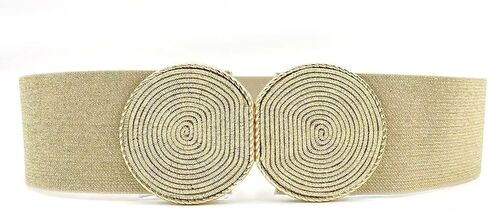 ZYALTFDC أحزمة نسائية مطاطا خمر حزام خصر عريض بسط ريترو Cinch أحزمة النساء الفتيات موضة حزام للفساتين in Kuwait