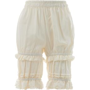 Women Bloomer Victorian Steampunk Bloomers for Women Teen Girls Ruffled Lace Pumpkin Short Pantaloons Underdress in Saudi Arabia