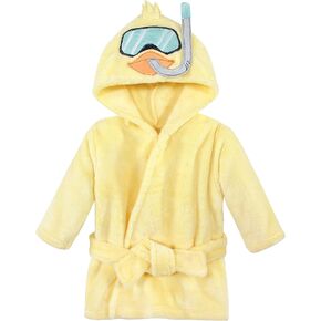 Hudson Baby Unisex Baby Plush Pool and Beach Robe Cover-ups, Scuba Duck, 18-24 Months in Kuwait