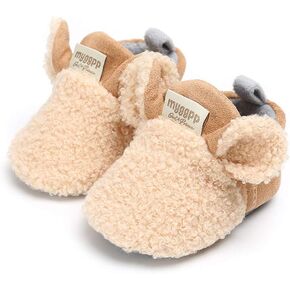 Baby Boys Girls Soft Plush Slippers Cartoon Toddler Infant Warm Winter House Shoes in Kuwait