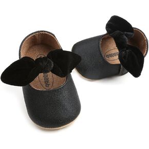 Antheron Baby Girls Mary Jane Flats with Bowknot Non-Slip Toddler First Walkers Princess Dress Shoes in Saudi Arabia