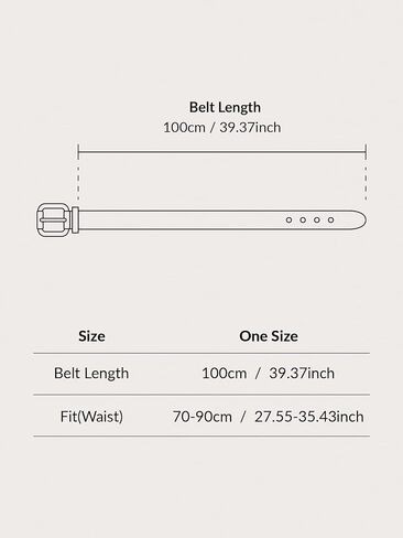 WDIRARA Women's PU Leather Waist Belt Oval Buckle Belt with Hole Punch for Pants in Saudi Arabia