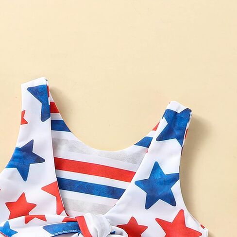 Doqcey Toddler Baby Girls Swimwear Infant One Piece Swimsuit Bikini Sleeveless Hollow Bathing Suit Summer Beach Wear Outfit in Kuwait