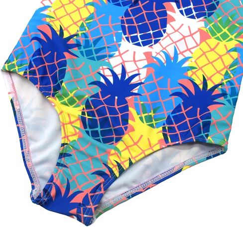 HONISEN Girls One Pieces Swimsuit Cute Swimwear Bathing Suits 2-12 Years in Kuwait