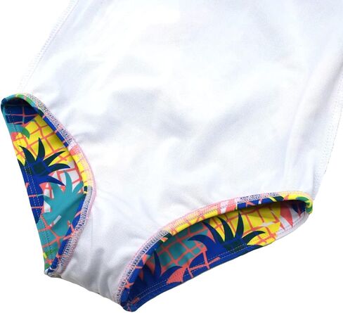 HONISEN Girls One Pieces Swimsuit Cute Swimwear Bathing Suits 2-12 Years in Kuwait
