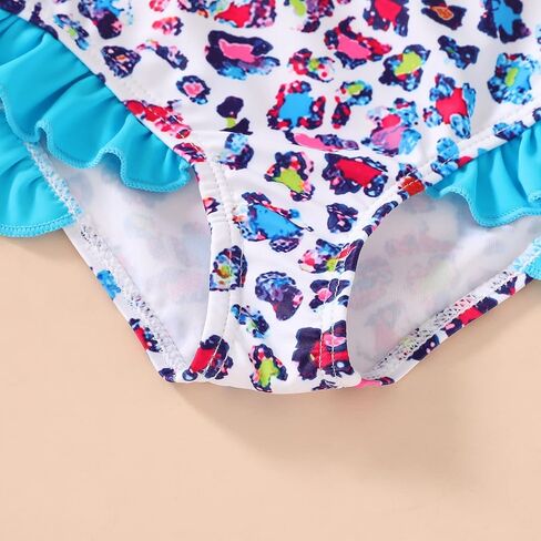 طقم ملابس سباحة صيفي للفتيات الصغيرات والأطفال الصغار من Rash Guard ملابس الشاطئ مع عامل حماية من الأشعة فوق البنفسجية 50+ بدلة استحمام تانكيني للأطفال in Kuwait