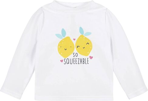 Gerber Baby & Toddler Girls Long Sleeved Rashguard Swimsuit Rash Guard Set in Saudi Arabia