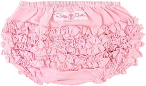 RuffleButts Toddler Girls Classic - Knit Ruffle Bloomers | 100% Cotton Fabric, Machine Wash Cold, Tumble Dry Low, Designed In USA, For Baby Girl in Saudi Arabia