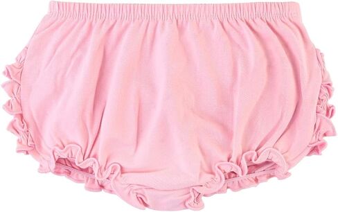 RuffleButts Toddler Girls Classic - Knit Ruffle Bloomers | 100% Cotton Fabric, Machine Wash Cold, Tumble Dry Low, Designed In USA, For Baby Girl in Saudi Arabia