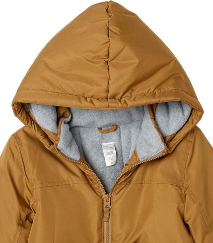 Simple Joys by Carter's Baby Water-Resistant Snowsuit Set-Hooded Winter Jacket, Camel, 6 in Kuwait