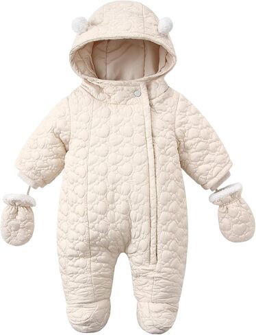 Toddler Snowsuit Baby Winter Clothes Boy Infant Girl Snow Wear 3-6-9-18-24 Month in Kuwait