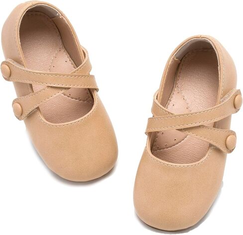 Flaryzone Toddler/Little Girls' Ballerina Flat Mary Jane Princess Dress Shoes - Wedding School Party in Saudi Arabia