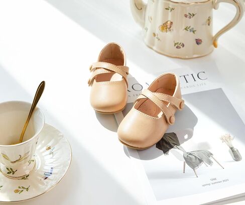 Flaryzone Toddler/Little Girls' Ballerina Flat Mary Jane Princess Dress Shoes - Wedding School Party in Saudi Arabia