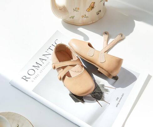 Flaryzone Toddler/Little Girls' Ballerina Flat Mary Jane Princess Dress Shoes - Wedding School Party in Saudi Arabia