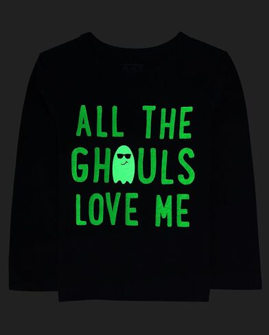 The Children's Place Baby and Toddler Long Sleeve Halloween Graphic T-Shirt in Saudi Arabia