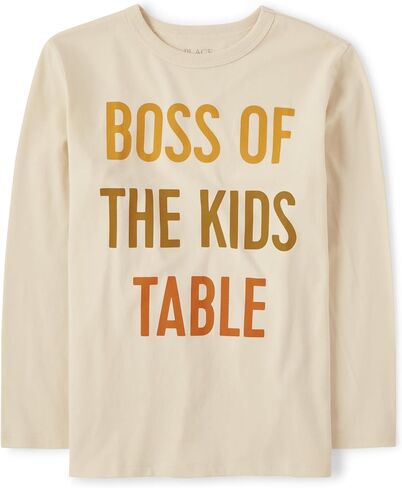 The Children's Place Baby Boys' Long Sleeve Fall Thanksgiving Graphic T-Shirt in Saudi Arabia