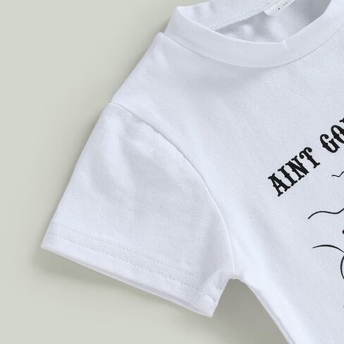 Kupretty Baby Boy Clothes Toddler Fishing Tee Shirt Shorts Set | 3 6 12 18 24 Months 2T 3T 4T Clothing Set Toddler Summer Outfit Fish T-Shirt Shorts Go Fishing with Daddy in Saudi Arabia