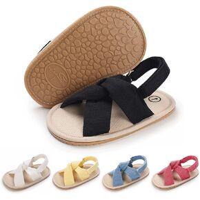 Baby Boys Girls Sandals Rubber Sole Outdoor First Walker Toddler Girls Boys Summer Shoes in Saudi Arabia