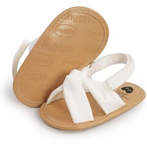 SOFMUO Baby Girls Floral Closed Toe Sandals Non-Slip Soft Rubber Sole Infant Toddler Summer Walking Shoes in Saudi Arabia
