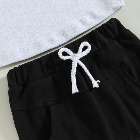Mubineo Infant Toddler Baby Boy Summer T Shirt Shorts Outfits Short Sleeve Tee Tops Clothes Set in Saudi Arabia