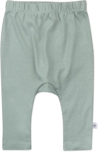 Honest Baby unisex baby Cuff-less Multi-pack Honest Organic Cotton Cuff Less Harem Pants Multi Pack 3 Pack Morning Mountains 6 9 Mont, Mountains, 6-9 Months US in Saudi Arabia