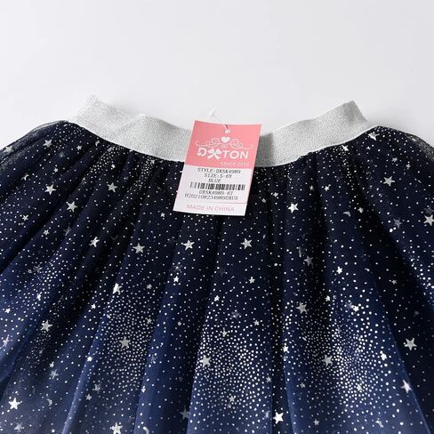 DXTON Kids Girls Tutu Dresses Toddler Rainbow Flower Tulle Skirt in Saudi Arabia