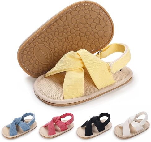 Baby Boys Girls Sandals Rubber Sole Outdoor First Walker Toddler Girls Boys Summer Shoes in Saudi Arabia