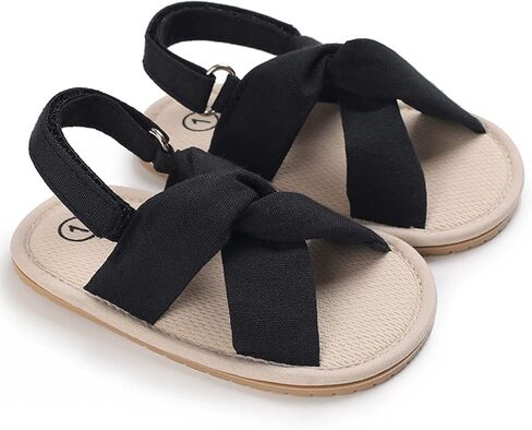 Baby Boys Girls Sandals Rubber Sole Outdoor First Walker Toddler Girls Boys Summer Shoes in Kuwait