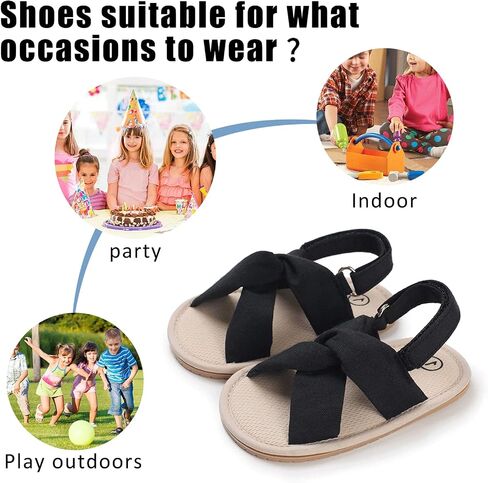 Baby Boys Girls Sandals Rubber Sole Outdoor First Walker Toddler Girls Boys Summer Shoes in Kuwait