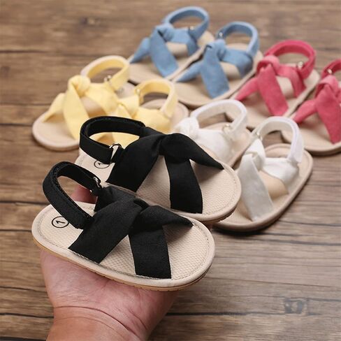 Baby Boys Girls Sandals Rubber Sole Outdoor First Walker Toddler Girls Boys Summer Shoes in Kuwait