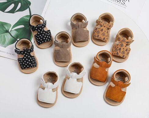 GDSDYM Infant Baby Girl Boy Sandals Comfort Premium Summer Outdoor Casual Beach Shoes Anti Slip Rubber Sole Newborn Toddler Prewalker First Walking Shoes in Saudi Arabia