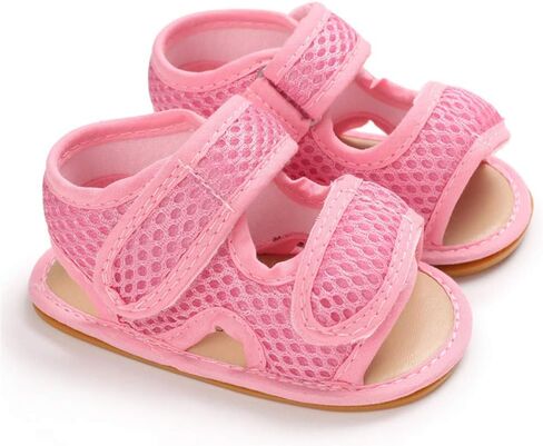 Timatego Baby Boys Girls Sandals Non Slip Soft Sole Outdoor Athletic Shoes Infant Toddler First Walker Crib Summer Shoes 3-18 Months in Kuwait