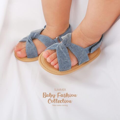 Infant Baby Girls Boys Summer Sandals Premium Unisex Non Slip Rubber Soft Sole Breathable Toddler First Walker Outdoor Beach Shoes in Kuwait