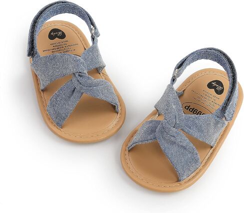Infant Baby Girls Boys Summer Sandals Premium Unisex Non Slip Rubber Soft Sole Breathable Toddler First Walker Outdoor Beach Shoes in Kuwait