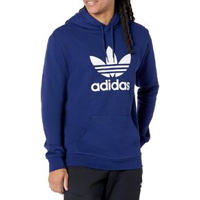 adidas Originals Men's Adicolor Classics Trefoil Hoodie, Night Sky/White, X-Small in Saudi Arabia