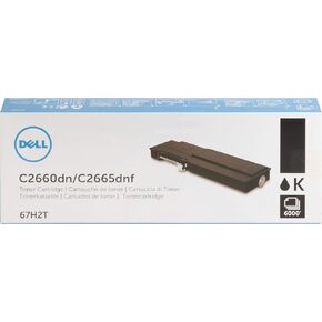 Dell Computer 67H2T Black Toner Cartridge C2660dn/C2665dnf Color Laser Printer in Kuwait