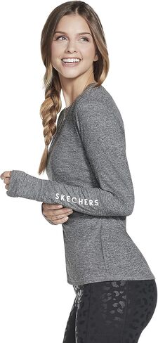 بلوزة Skechers النسائية ذات الأكمام الطويلة in Saudi Arabia