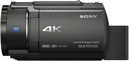 SONY 4K Video Camera Handycam 20x Optical FDR-AX40-B (Black) in Kuwait