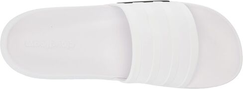 adidas Unisex Racer TR Slides Sandal, White/Core Black/White, 6 US Women in Saudi Arabia