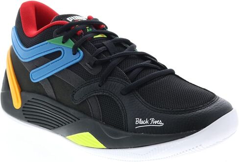 PUMA Mens TRC Blaze Court Black Fives Athletic Basketball Shoes in Saudi Arabia