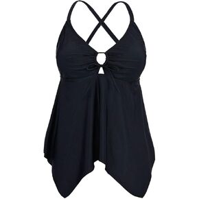 ملابس سباحة تانكيني للسيدات من Firpearl ملابس سباحة متواضعة من الخلف ومقاس كبير in Kuwait