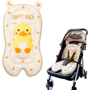 Letton Baby Carriage Cushion, Universal Breathable Baby Stroller Seat Liner, Ultra-Soft Cotton Infant Car Seat Insert Cushion, Toddler Seat Pad Liner for CarSeat, Stroller, High Chair, Dinosaur in Kuwait