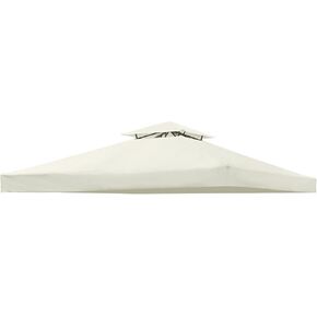 Gazebo Canopy Replacement 118"x118" Outdoor Canopy Shelter for Smaller 10x10ft Top Double Tiered Canopy Cover in Kuwait